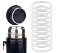 Linkidea 10 piezas de repuesto de sello de silicona, accesorios de silicona a prueba de fugas para tarros de alimentos de 24 onzas, junta de sellado de tapa de ajuste exacto compatible con tarros de