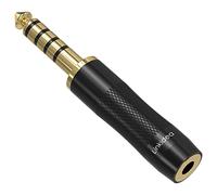 Linkidea - Adaptador de audio equilibrado de 4,4 mm a auriculares equilibrados 2,5 mm compatible con Sony NW-ZX507/ZX300A/WM1Z, DMP-Z1, TA-ZH1ES, HIFIMAN, R2R2000, FIO M11, Lotoo PAW6000