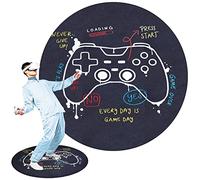 Linkidea Alfombrilla de realidad virtual compatible con Oculus Quest2, tapete de juegos de realidad virtual, almohadillas para Oculus Rift S, PlayStation VR, PSVR2, Gear VR, HTC Vive (negro)