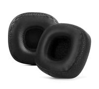 Linkidea Almohadillas de repuesto para auriculares Marshall Major III con cable/Major III inalámbricos/Major IV/MID ANC, almohadillas para auriculares (piel de proteína/negro)