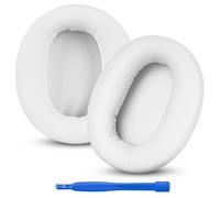 Linkidea Almohadillas de repuesto para auriculares Sony WH-CH700N, WH-CH710N, WH-CH720N, almohadillas para auriculares (blanco)