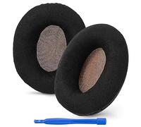 Linkidea Almohadillas para auriculares Sennheiser Momentum On-Ear, Momentum 2.0 On-Ear, HD1 On-Ear Almohadillas de repuesto para auriculares (terciopelo/negro)