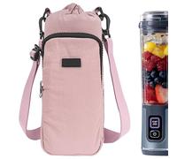 Linkidea Bolsa de almacenamiento para licuadora, bolsa de transporte con cordón y correa para el hombro, compatible con licuadora portátil Ninja BC151NV, BC51NV, BC151BK, BC151CR Blast (rosa)
