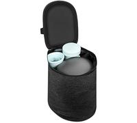 Linkidea Bolsa de almacenamiento para licuadora de inmersión eléctrica, bolsa de transporte portátil con correa de mano, organizador compacto compatible con KitchenAid KHBV53 (negro), gris