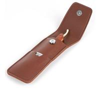 Linkidea Bolsa de almacenamiento portátil para maquinillas de afeitar de borde recto, funda de afeitado viajera compatible con Fusion 5 ProGlide, Mach 3 y la mayoría