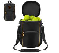 Linkidea Bolsa de Tenis de Gran Capacidad, Almacenamiento Vertical Premium con Base Resistente, Organizador Deportivo portátil con múltiples Bolsillos y Correa para el Hombro para Uso en Exteriores