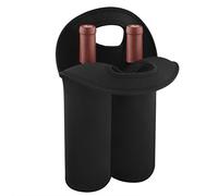 Linkidea Bolsa de Viaje para Vino y enfriadora, Bolsa de Transporte de Vino para 2 Botellas, Enfriador de Picnic, Dos Botellas de Agua, Bebidas de Agua, Cerveza, Bolsa de Mano de Neopreno para Viajes