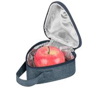 Linkidea Bolsas térmicas para refrigerios, bolsa térmica para fruta, a prueba de fugas, ideal para picnic y camping (Azul Marino, Mini)