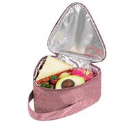 Linkidea Bolsas térmicas para refrigerios, bolsa térmica para fruta, a prueba de fugas, ideal para picnic y camping (Rosa, Grande)