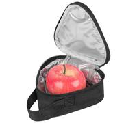 Linkidea Bolsas térmicas para refrigerios, bolsa térmica para fruta, a prueba de fugas, ideal para picnic y camping (Negro, Mini)