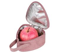 Linkidea Bolsas térmicas para refrigerios, bolsa térmica para fruta, a prueba de fugas, ideal para picnic y camping (Rosa, Mini)
