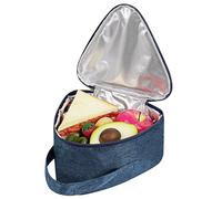 Linkidea Bolsas térmicas para refrigerios, bolsa térmica para fruta, a prueba de fugas, ideal para picnic y camping (Azul Marino, Grande)