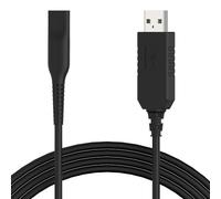 Linkidea Cable de carga para afeitadora de 12 V compatible con Braun Serie 9, Serie 5, Serie 6, Serie 7, Serie 3, Cable adaptador de cargador de alimentación USB de repuesto