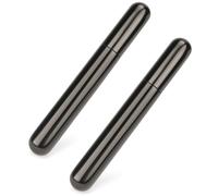 Linkidea Estuche para puros, paquete de 2 cajas de puros portátiles de acero inoxidable para viajes (gris oscuro)