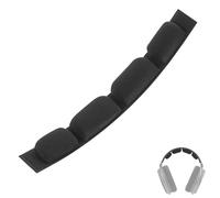 Linkidea Diadema de repuesto de tela de malla compatible con auriculares Sennheiser HD600, HD580, HD650, HD660S, piezas de reparación de cubierta superior (negro)