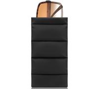 Linkidea - Estuche acolchado extragrande para gafas de sol, estuche grande para gafas de sol, estuche de viaje compatible con Quay Level Out/Tempo, Carrera, Champion, Rayban Aviator Max (negro)