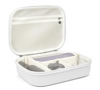 Linkidea Estuche de almacenamiento para máquina de depilación láser, organizador de viaje para mujer, compatible con Air 3 IPL y 10 IPL, bolsa de depilación portátil (blanco)