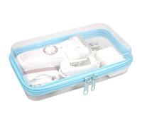 Linkidea Estuche de almacenamiento para recortadora de bikini, compatible con depiladora Braun Silk-epil 9, 7, Panasonic ES-AWL6AG, Remington Smooth & Silky Trimmer, bolsa de viaje para dispositivos