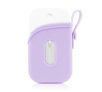 Linkidea Estuche de silicona para guardar desinfectante, accesorio de viaje ligero, tamaño exacto del envase, compatible con Touchland de 28 ml, accesorio de moda para uso diario (morado)