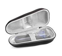 Linkidea Estuche de viaje de carcasa dura para hombres, caja protectora portátil para afeitadora eléctrica, accesorios de afeitado para uso diario y viajes (negro)