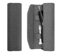 Linkidea Estuche de viaje para cepillo de dientes eléctrico con cierre magnético, bolsa de transporte protectora portátil para cepillo eléctrico, compatible con la serie Oral-B iO, Philip Sonicare