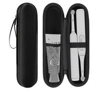 Linkidea Estuche de Viaje para Cepillo de Dientes eléctrico y Pasta de Dientes, Estuche rígido para Dos cepillos de Dientes con Almacenamiento, Compatible con Oral-B y Philips Sonicare