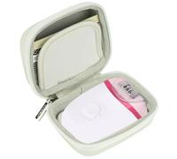 Linkidea Estuche de viaje para depiladora de mujer, bolsa organizadora rígida de EVA compatible con Philips Satinelle y Braun Silk-épil 3, almacenamiento compacto y protector para depiladora (Verde)