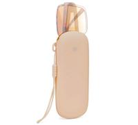 Linkidea Estuche extragrande para gafas de sol, estuche grande para gafas de sol, estuche de viaje compatible con Rayban Aviator Max/Old Aviator/Caravan Reverse Square y más (caqui)