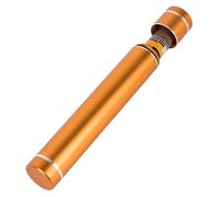 Linkidea Estuche para cigarros de acero inoxidable para hombre, tubo hermético individual, tubos de cigarros con tapas (Dorado)