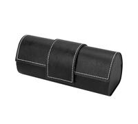 Linkidea Estuche para gafas de sol extragrande, estuche para gafas de sol con montura grande, bolsa de viaje compatible con Ray-Ban Aviator Reverse, William Titanium Square y New Wayfarer (Negro)