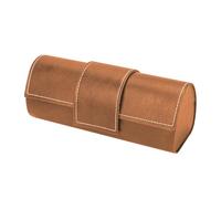 Linkidea Estuche para gafas de sol extragrande, estuche para gafas de sol con montura grande, bolsa de viaje compatible con Ray-Ban Aviator Reverse, William Titanium Square y New Wayfarer (Marrón)