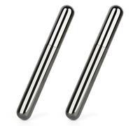 Linkidea - Estuche para Puros (2 Unidades, para 55 cigarros o Menos), de Acero Inoxidable, portátil, para Viaje (Negro)