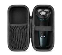 Linkidea Estuche rígido de Viaje para afeitadora eléctrica de Seguridad, Organizador para Accesorios de Afeitado, Compatible con Philips S2, S3 Series, Remington y MAX-T(Negro)