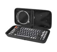 Linkidea Estuche rígido de Viaje para Teclado 75%, Funda Porta Teclado de 84 Teclas, Caja de Almacenamiento Protectora, Compatible con EPOMAKER x Aula F75, Aula F75 Pro/F75 75%, Keychron K2