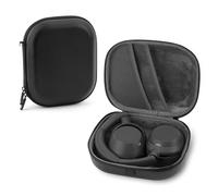 Linkidea Estuche Transporte para Auriculares Compatible con Sony WH-1000XM6, WH-1000XM4, WH-1000XM3, WH-XB910N, MDR-1000X y más. Bolsa de Viaje rígida con Cable y Compartimento para Cargador (Negro)