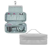 Linkidea Funda de Transporte de Viaje Compatible con Dyson Airwrap Styler, secador de Pelo Colgante portátil, rizador, Organizador de alisador, Bolsa de Viaje con Gancho (Gris), Gray, Moderno