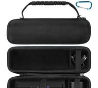 Linkidea Funda de transporte para altavoz compatible con Sony ULT Field 1, bolsa de viaje rígida de repuesto con cable, almacenamiento de cargador (negro)
