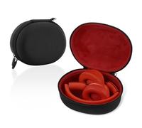 Linkidea Funda de transporte para auriculares compatible con Beats Solo Pro, Solo 4, Solo 3, Solo 2, Bolsa de viaje rígida protectora de repuesto (negro)