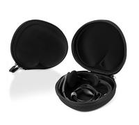Linkidea Funda de transporte para auriculares compatible con Logitech Stereo, Plantronics Blackwire 3220, Jabr Engage 75 y más, bolsa de viaje rígida protectora de repuesto (negro)