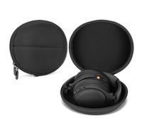 Linkidea Funda de Transporte para Auriculares Compatible con Skullcandy Crusher ANC 2/EVO, Riff 2, Hesh 3 y más, Bolsa de Viaje rígida Protectora de Repuesto (Negro)