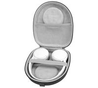 Linkidea Funda de transporte para auriculares compatible con Sony WH-CH520, WH-CH510, MDR-ZX310, Skullcandy Riff 2, bolsa de viaje protectora de repuesto con cable, almacenamiento de cargador (negro)