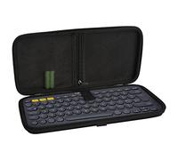 Linkidea Funda de transporte rígida para teclado, compatible con Logitech K380, Logitech Pebble Keys 2 K380s