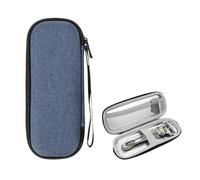 Linkidea Funda de viaje genérica de EVA rígida para maquinilla de afeitar, accesorios de afeitado, almacenamiento de cabeza de cuchilla, bolsa de afeitar portátil para hombre, compatible con Gillette