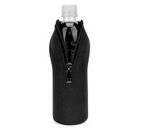 Linkidea Funda desechable para botella de agua 16,9 onzas compatible con Smartwater, Crystal Geyser, Arrowhead y la mayoría las botellas 16,9 onzas, soporte aislado para enfriador botellas neopreno