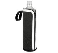 Linkidea Funda desechable para botella de agua compatible con agua inteligente de 1 litro, Propel, LIFEWTR, hidratación perfecta, cubierta de plástico de neopreno con aislamiento grueso con cremallera