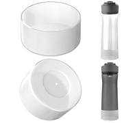 Linkidea - Funda para botella de agua compatible con Contigo Jackson Chill 2.0 de 20 oz/24 oz, protector de silicona antideslizante para la parte inferior de la botella. (Transparente)