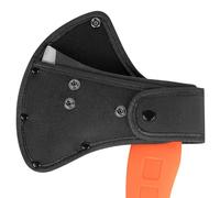 Linkidea Funda Protectora de Nailon para Hacha de 4 Pulgadas, Funda Protectora de Doble Broche para Herramientas de Registro para Trabajo al Aire Libre (Negro)