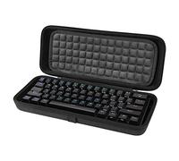 Linkidea Funda rígida de viaje para teclado compacto al 60%, computadora de 61 teclas inalámbricas/con cable, funda protectora de almacenamiento, compatible con Razer Huntsman Mini 60%, Logitech G PRO