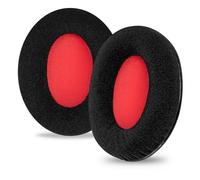 Linkidea HyperX - Almohadillas de repuesto para auriculares, terciopelo, rojo, 2 unidades