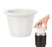 Linkidea Infusor de té de cerámica para té de hojas sueltas, compatible con vaso Beast de 30 onzas, vaso Yeti de 30 onzas, Hydro Flask, accesorio de taza RTIC, colador de té (apto para lavavajillas)